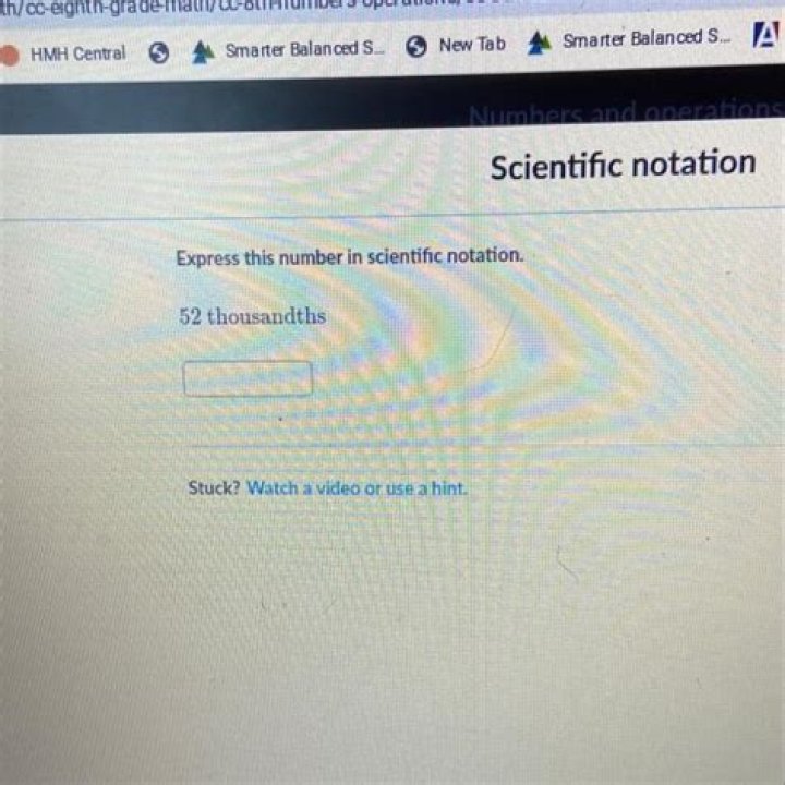 52 thousandths in scientific notation
