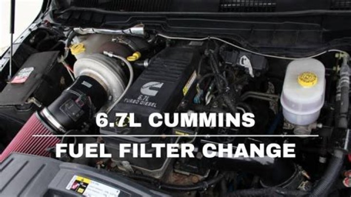 6.7 cummins fuel filter location