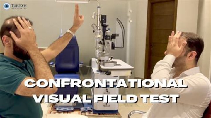 a visual field test to determine losses in peripheral vision is used to diagnose