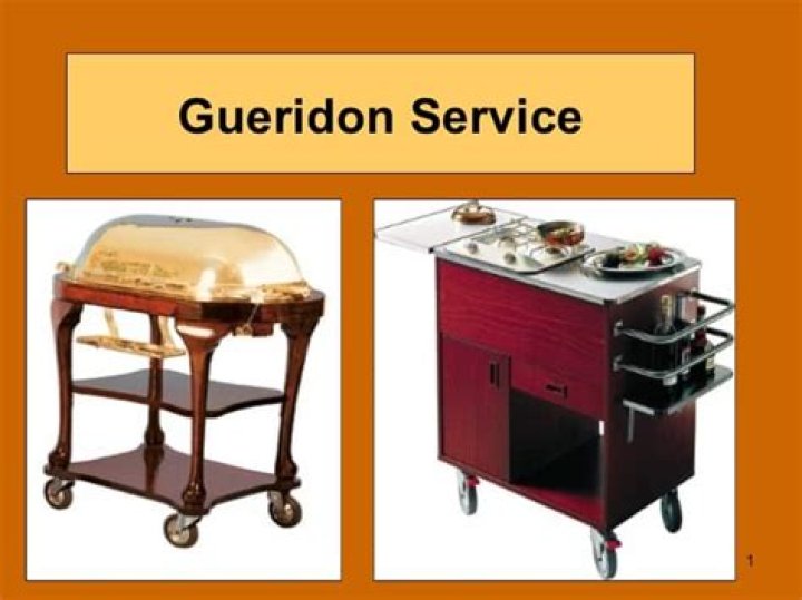 advantages and disadvantages of gueridon service