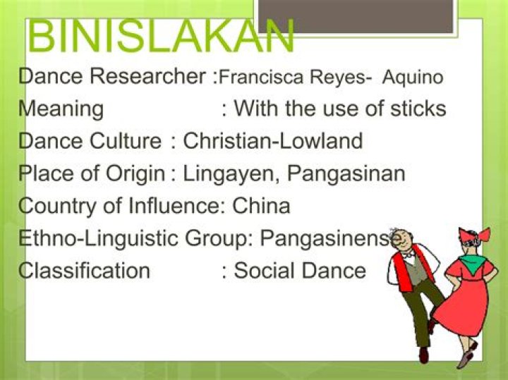 binislakan place of origin
