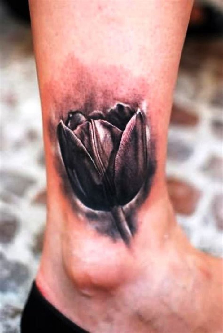 black tulip tattoo