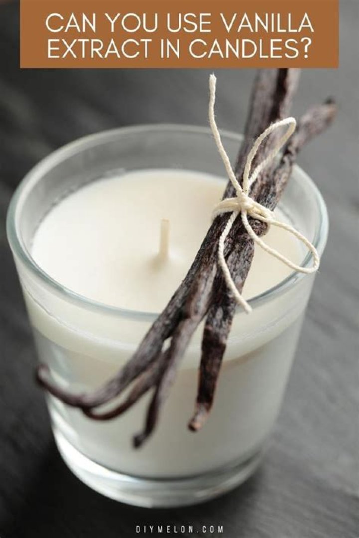 can you use vanilla extract in candles