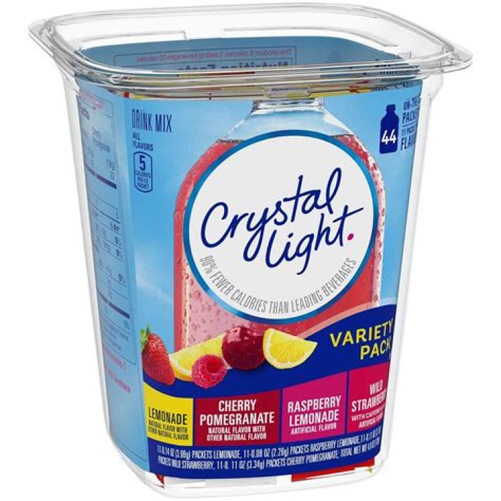 does crystal light count as water on weight watchers