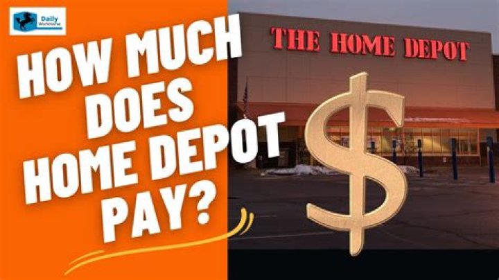 Does Home Depot pay weekly or biweekly?