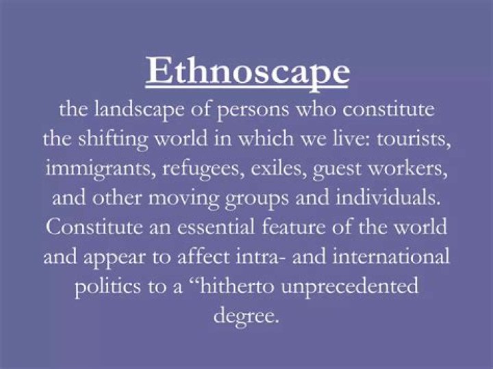 ethnoscape