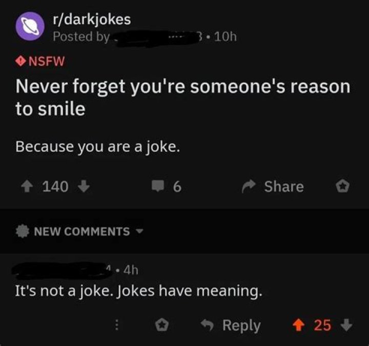 have to have meaning