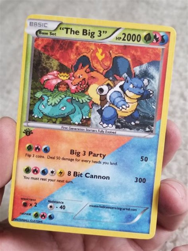 How big is a Pokemon big card?