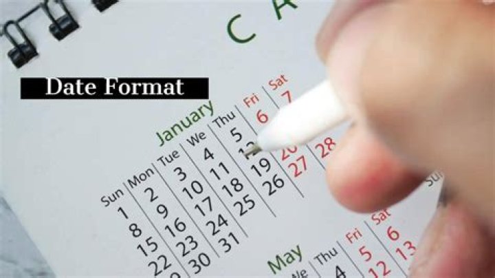 How do you write the date in numbers?