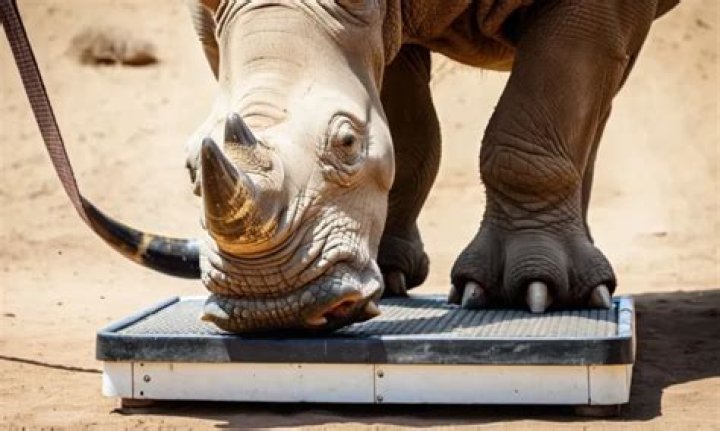 how heavy is a rhino