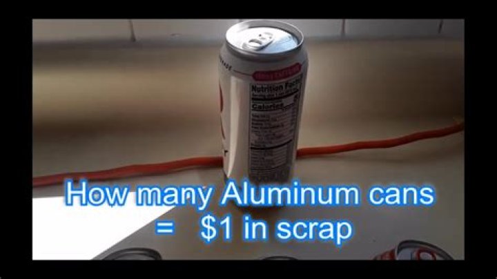 How many aluminum cans do you need to make $50?