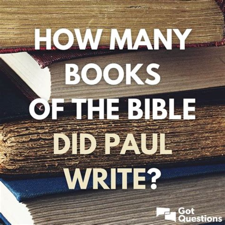 how many books of the bible did paul write