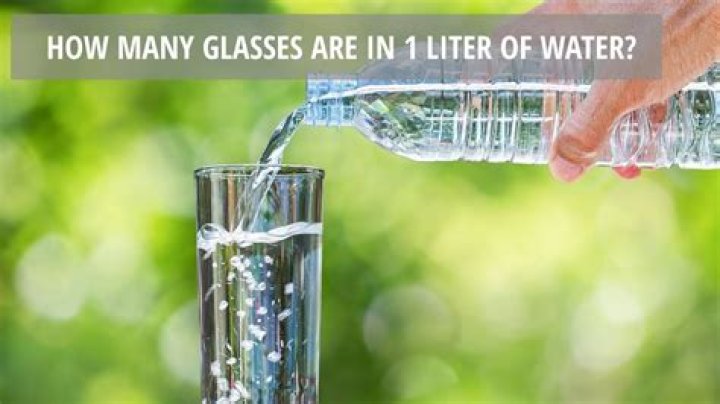 How many glasses of water is a liter?