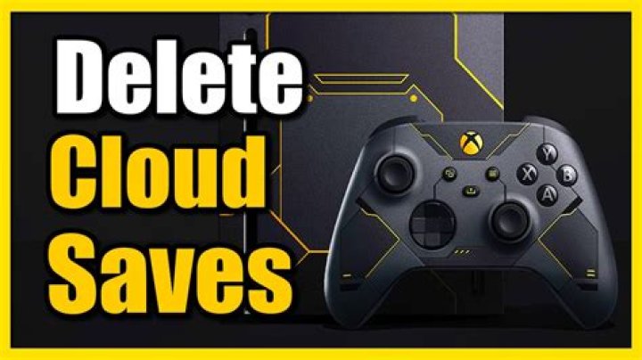 how to delete cloud saves xbox one