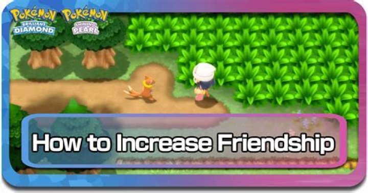 how to raise friendship in pokemon platinum