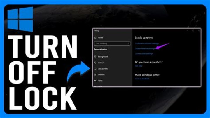 how to turn off control lock