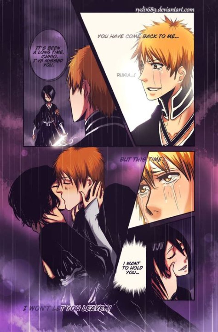 ichigo and rukia kissing