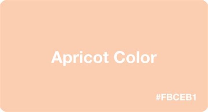 Is apricot a color?