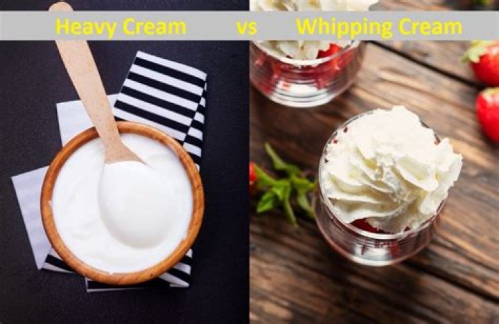 Is heavy cream and whipping cream the same?