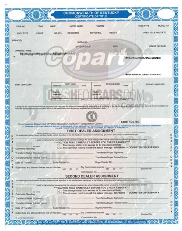 kentucky title colors