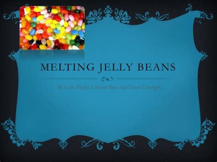 melted jelly beans