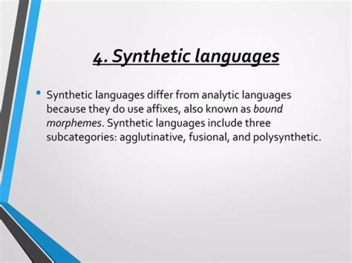 modern english is analytic or synthetic