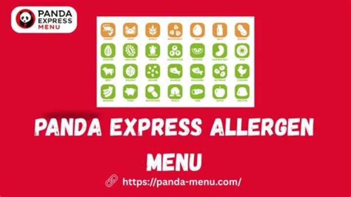 panda express allergen