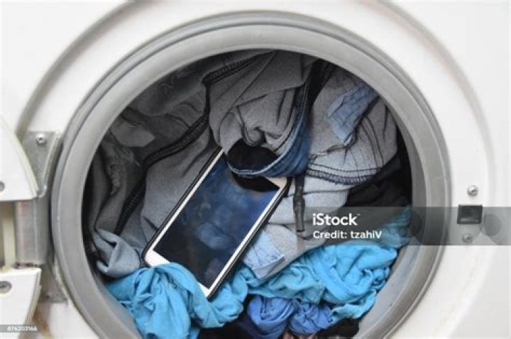 phone in washing machine