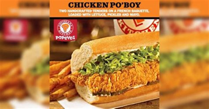 popeyes po boy discontinued