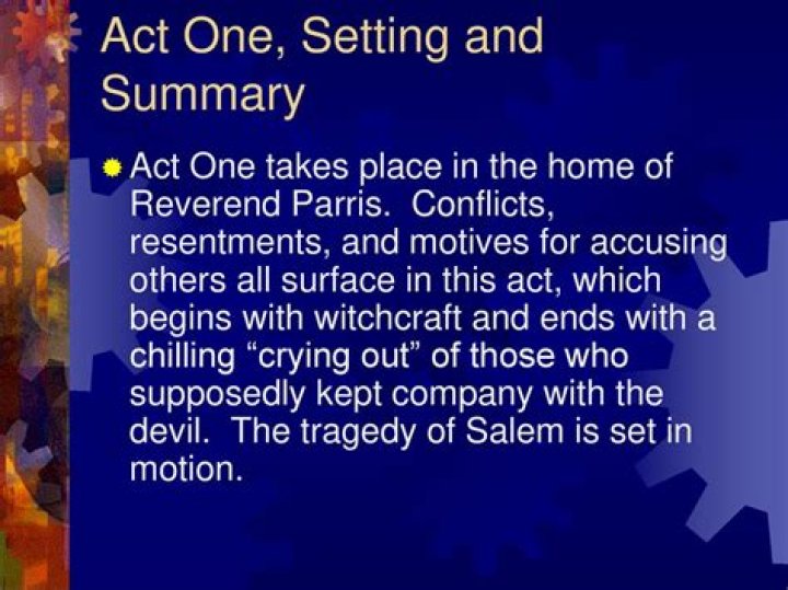 reverend parris conflicts