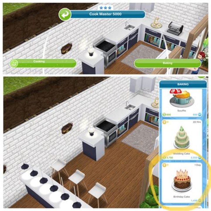sims freeplay birthday cake