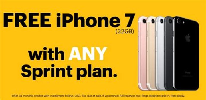 sprint iphone 7 backorder