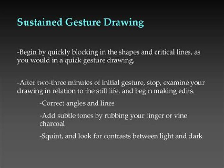 sustained gesture drawing