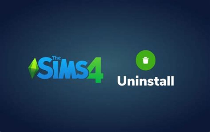 uninstall sims 4