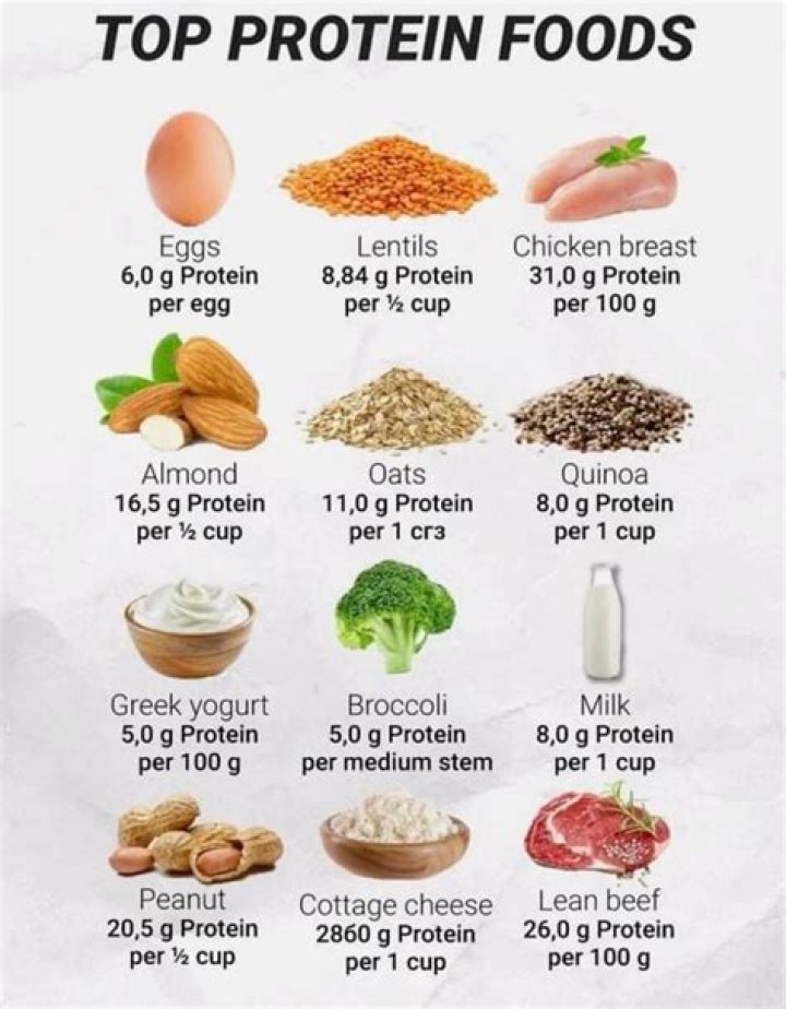 What are the foods with high protein?