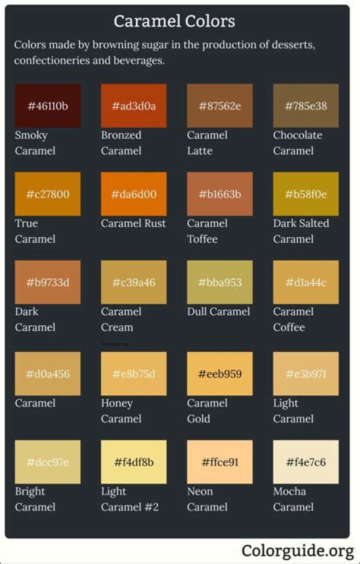 what colors make caramel