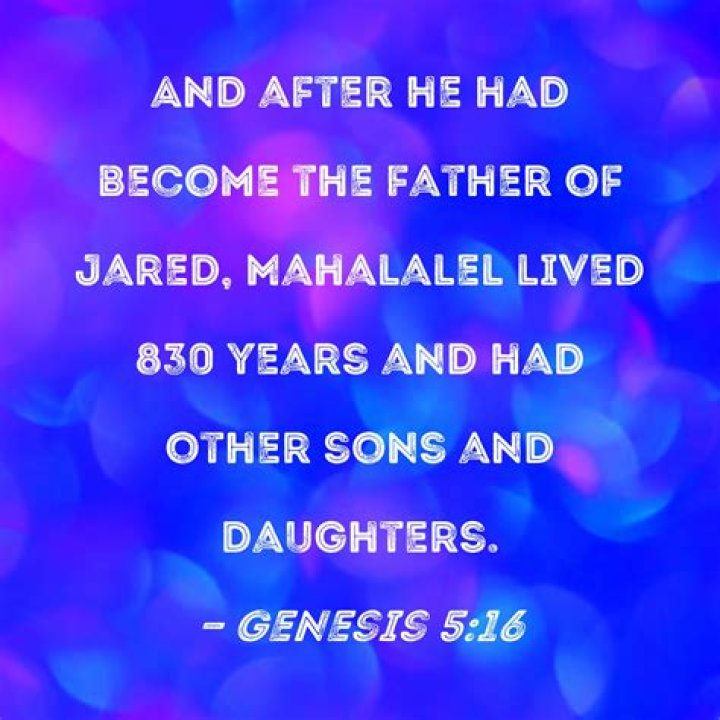 what does mahalalel mean in hebrew