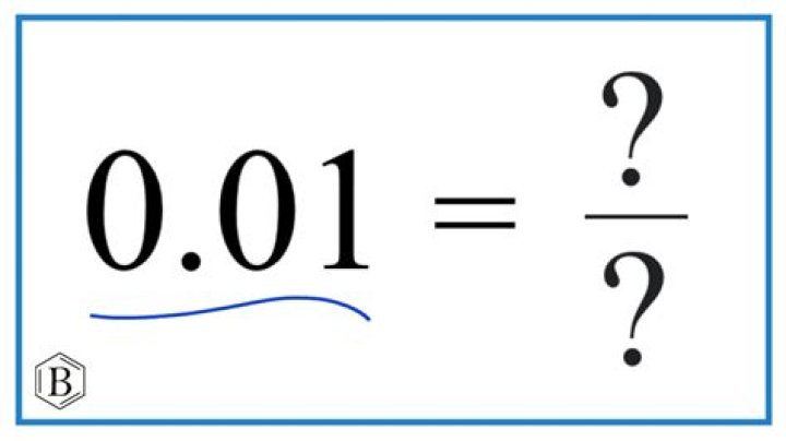 what is 0.01 as a fraction