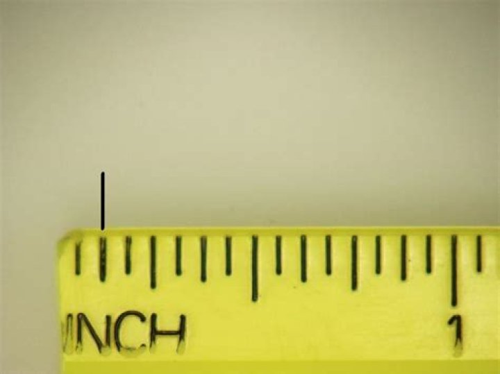 What is 3/8 of an inch on a ruler?