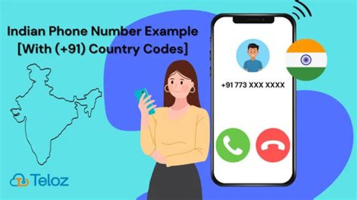 What is a +91 phone number?