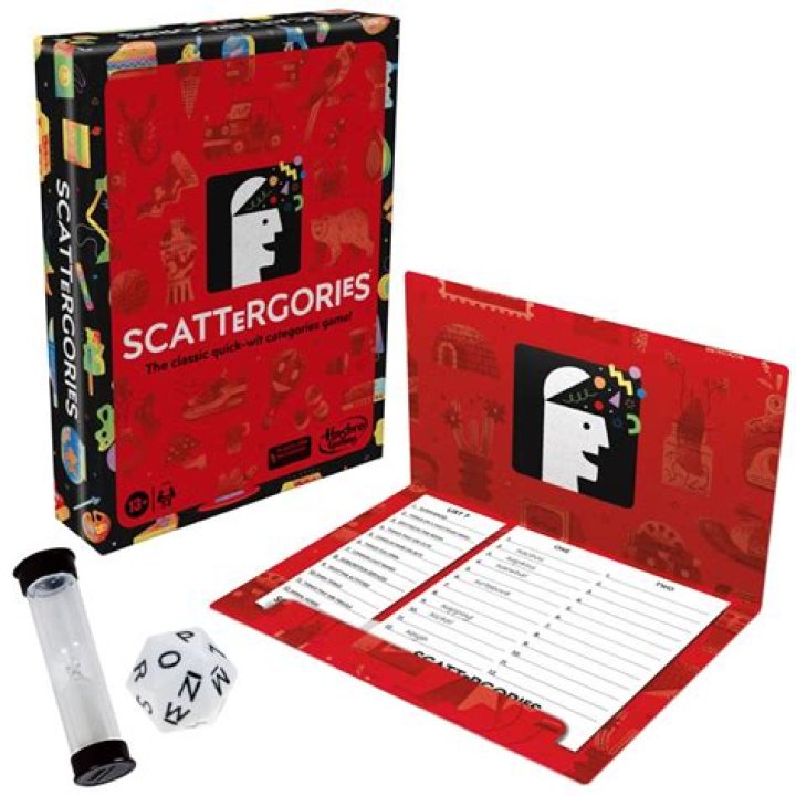 what letters are on the scattergories dice