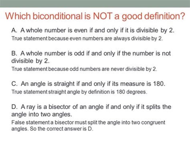 which biconditional is not a good definition?