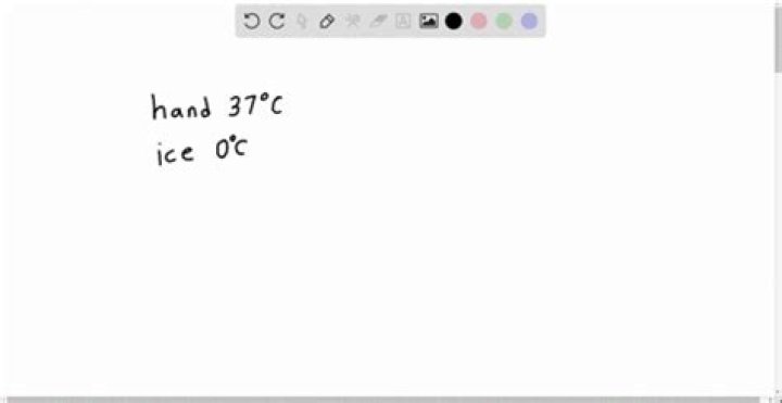 why does an ice cube feel cold?