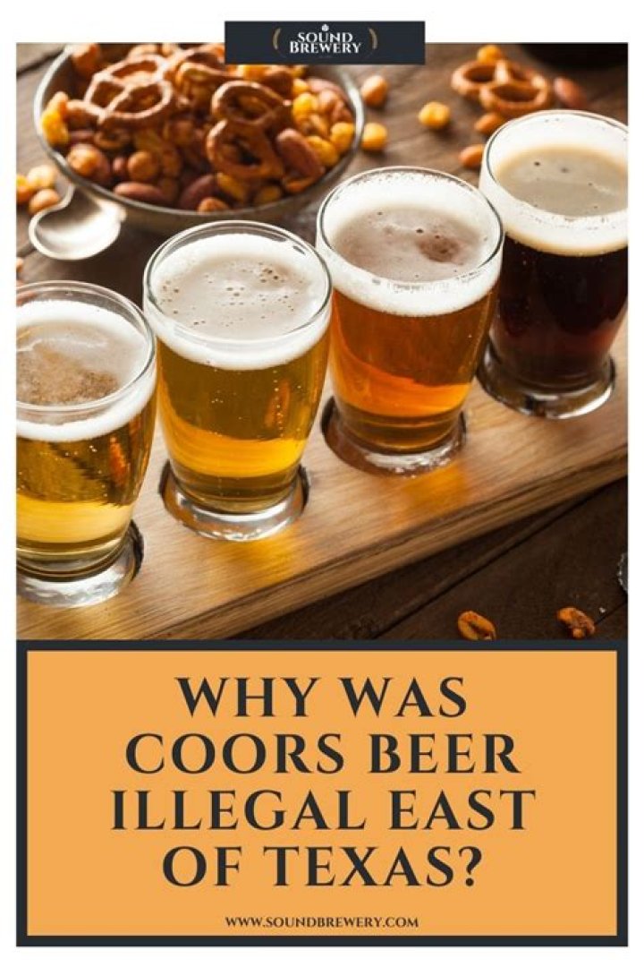 why was it illegal to transport coors east of texas